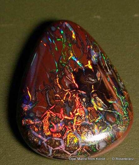 Opal Matrix from Koroit Beautiful Stones, Rock Hounding, Rocks And Minerals, Matrix, Opal, Gems, Gemstones, Crystals, Stone