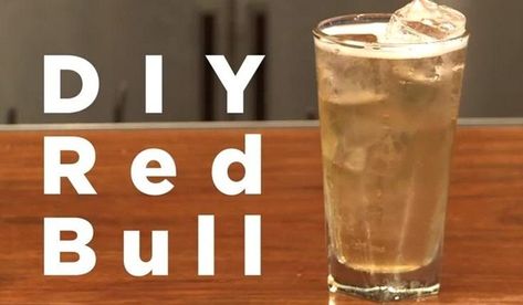 How to Make Your Own Red Bull Energy Drink at Home—Minus All of the Chemicals « Beverages Homemade Energy Drink, Red Bull Drinks, Energy Drink Recipe, Caffeine Free Drinks, Red Smoothie, Natural Energy Drinks, Healthy Energy Drinks, How To Make Red, Healthier Alternatives