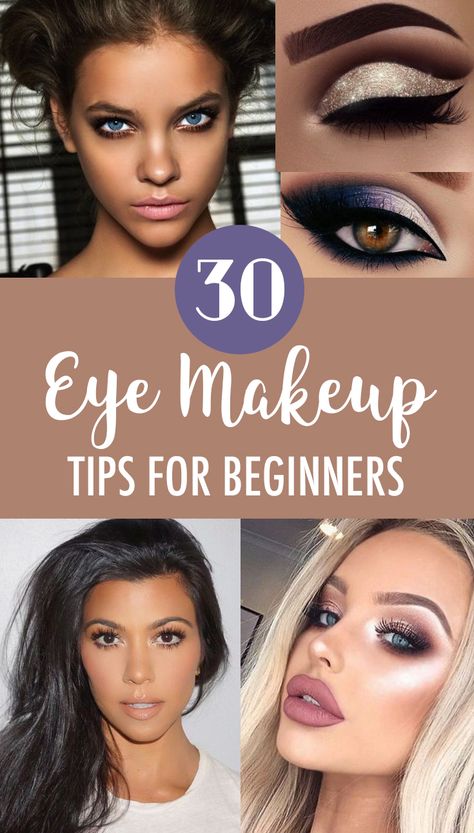 30 Eye Makeup Tips For Beginners - Society19 UK Eye Makeup Tips For Beginners, Beginners Makeup, Eyeliner For Beginners, Makeup Tip, Makeup Tips For Beginners, Eye Makeup Tips, Natural Beauty Tips, Makeup For Beginners, Makeup For Black Women