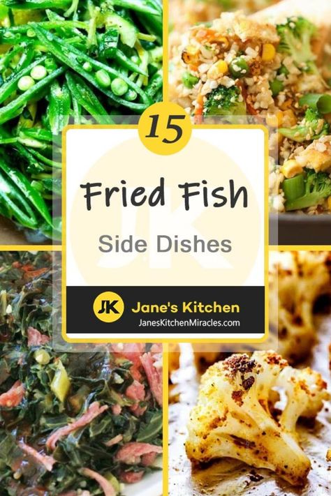 This dish has a variety of styles. So too do your options for what to serve with fried fish. Check out this delicious side dish list and bring a little magic to your meal.#sidedish #sidedishes #sidedishrecipes #friedfish #friedfishsidedishes #friedfishrecipes #recipes #friedfishsides #friedfishdessert Fried Fish Meals Sides, Side For Fish Fry, What Goes With Fish Sides, Sides For Fried Catfish, Sides To Go With Fried Fish, Sides With Fried Fish, Fried Fish Sides Dishes, Sides For Catfish, Side Dishes For Fish Fry