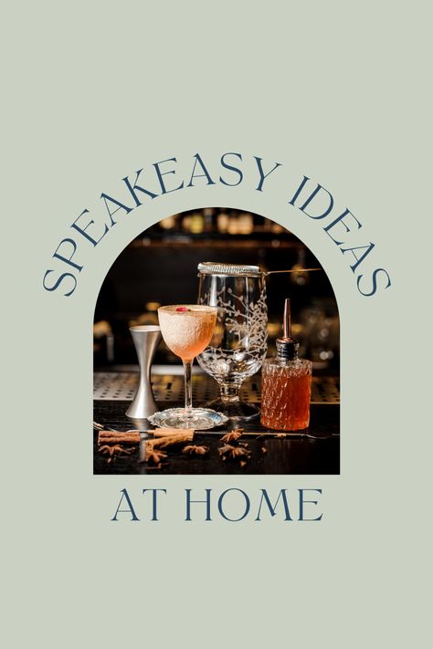 Speakeasy Vibe Decor, Boho Speakeasy, Speakeasy Home Office, At Home Speakeasy Bar, Dark Academia Speakeasy, Speakeasy Lighting Ideas, Speakeasy Decor Bar Interior Design, Home Speakeasy Bar Modern, Speakeasy Room Ideas Home