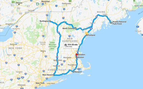 New England road trip route Fall Foliage Trips, England Road Trip, England Vacation, North Conway, Fall Vacation, Expensive Things, Quiz Time, Road Trip Map, New England Road Trip