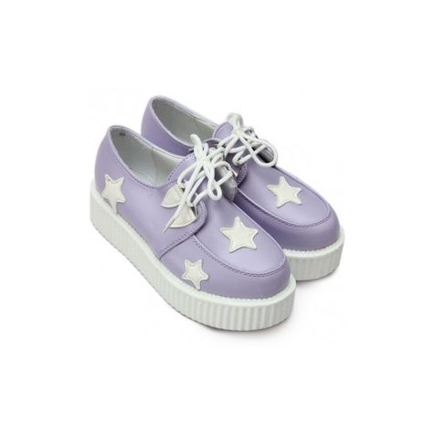 Purple Flat Shoes, Goth Platform Shoes, Purple Punk, Shoes Gothic, Flat Lace Up Shoes, Purple Flats, Goth Shoes, Creepers Shoes, Punk Shoes