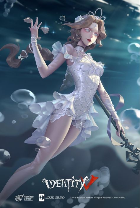 Star Costume, The Deep Blue Sea, Deep Blue Sea, Identity Art, What Do You See, Identity V, Smiley Face, Blue Sea, The Deep