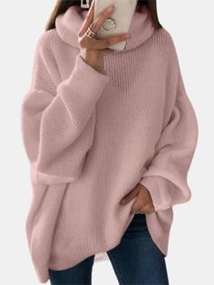 Package included 1 Sweater Pull Oversize, Oversized Turtleneck, Korean Fashion Casual, Scarf Casual, Loose Pullover, High Neck Sweater, Pullover Sweater Women, Loose Sweater, Jumper Sweater