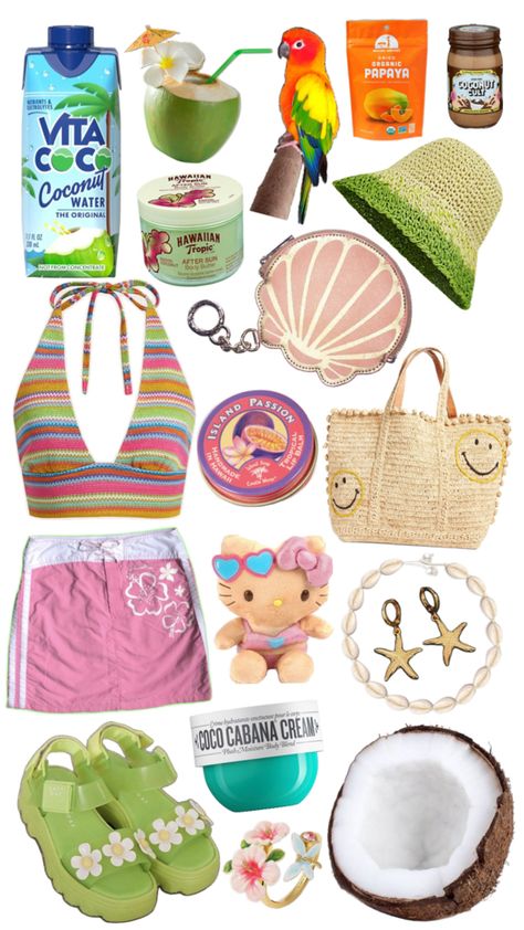 Calypso Aesthetic, Coco Calypso, Hawaiian Tropic, After Sun, Inspired Outfits, Coconut Water, Strawberry Shortcake, Body Butter, Papaya