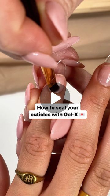 Aprés Nail Official on Instagram: "A little Gel-X Tip for you (no pun intended) 😙🫶 Follow us for everything Gel-X! 💫 Have you tried this?  #nailhack #gelx #gelxnails #nails #nailpro #naileducation #gelextensions #softgelnails #softgelextensions #gelxed" Gel X Nail Application, How To Gel X Nails At Home, Gel Fill In Nails, Gel X At Home, How To Do Gel X Nails, Gel X Nail Prep, Gel X Apres Nails, Gel X Tutorial, Soft Gel Nail Extensions Designs