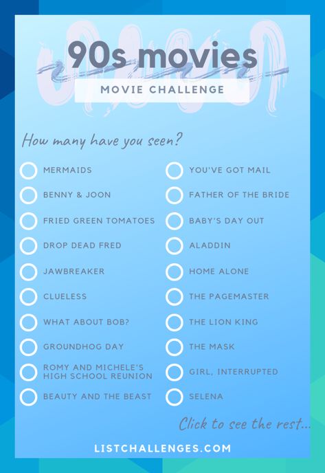 200 Movies, Movies From The 90s, Movies Romantic, Disney Scenes, Movie Challenge, 90s Horror, Couples Disney, Best Instagram Stories, Film Netflix