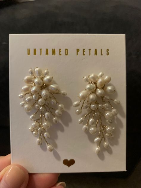 Untamed Petals “Moore” Earring Untamed Petals, Wedding Dreams, Bridal Earrings, Dream Wedding