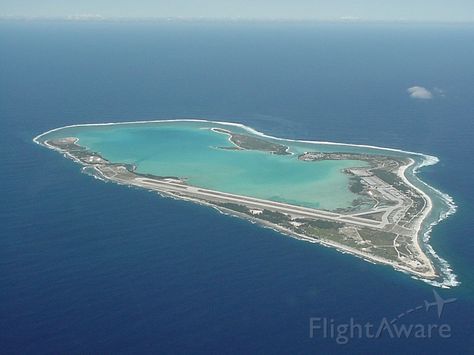 Photo of Wake Island Airfield (PWAK) ✈ FlightAware Midway Atoll, Midway Islands, Wake Island, Air Port, 11 March, Texas Places, Marshall Islands, Private Island, South Pacific