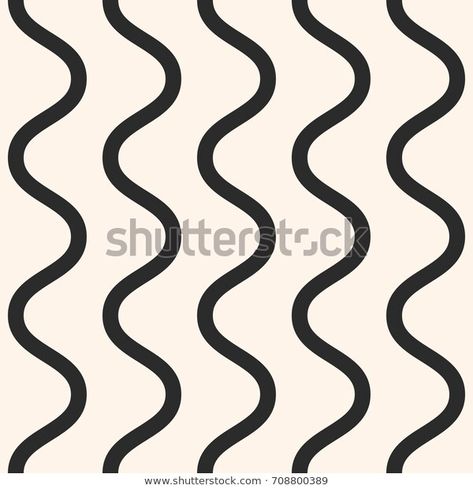 Vector seamless pattern, vertical wavy lines, curves, waves. Simple monochrome background, ripply abstract repeat texture. Design for decoration, prints, covers, textile, fabric, cloth, manufacturing Monochrome Background, Waves Background, Wavy Lines, Curved Lines, Fabric Texture, Fabric Patterns, Seamless Pattern, Animal Print Rug, Seamless Patterns