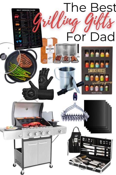 Surprise Dad with the ultimate grilling gifts this Father’s Day! Explore our top picks for high-quality grill tools, unique BBQ sauces, and must-have accessories that will elevate his grilling game. Find the perfect gift to make his day unforgettable. #FathersDayGifts #GrillingGifts #BBQ #GiftIdeas #OutdoorCooking #DadGifts
As an Amazon Associate I earn from qualifying purchases, Thank you! Grill Tools, Grill Basket, Bbq Sauces, Grill Brush, Bbq Gifts, Outdoor Kitchen Island, Grilling Gifts, Celebration Ideas, Clean Grill