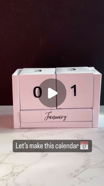 HANDMADE items | crafting girl on Instagram: "Let’s make this calendar 📅 #diycrafts #papercrafting #diy #papercrafts #crafts #handmade #papercut #giftideas #homedecor #calendar #diycalendar #newcalender #calendar2024" Diy Paper Calendar Ideas, Calender Making Craft, Svg Paper Crafts, Handmade Calender Diy, How To Make Calendar Diy, Paper Calendar Ideas, Diy Calendar Ideas Creative, Quick Paper Crafts, How To Make A Calendar