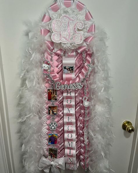 More homecoming mums 🐾 We are fully booked for homecoming mums for this year 🥰💓 #homecomingmums #hoco2024 #homecomingmuminspo #senior2024 Mum Ideas, Fully Booked, Homecoming Mums, Homecoming, This Year, Collage, Pink, Pins, Quick Saves