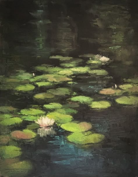 Giverny France, Pond Painting, Lily Painting, Green Paintings, Aesthetic Painting, Historical Art, Romantic Art, Water Painting, Ethereal Art