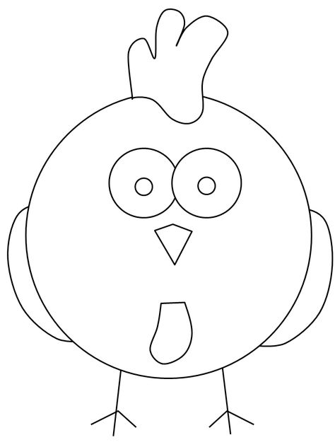 Chicken Template Free Printable, Chicken Template, Animals Coloring Pages, Color Pages, Animals Coloring, Templates Printable Free, Animal Coloring Pages, Free Kids, Printable Coloring Pages