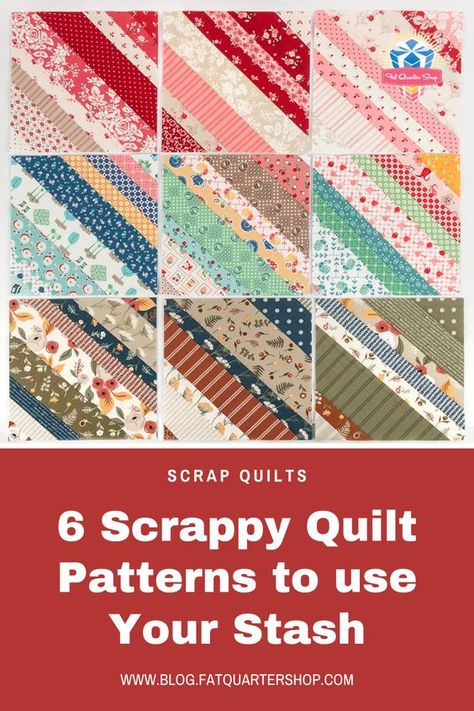 Scrap Quilt Patterns Free Simple, 16 Patch Quilt, Twin Quilt Pattern, Strip Quilt Patterns, Free Quilt Tutorials, Vintage Quilts Patterns, Crumb Quilt, String Quilt, Scrap Fabric Projects