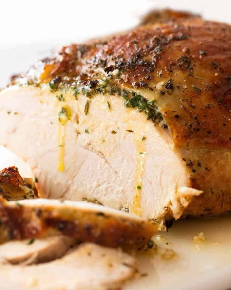 Cooking Turkey Breast, Slow Cooker Turkey Breast, Pot Food, Crockpot Turkey, Slow Cooker Turkey, Turkey Breast Recipe, Roast Turkey Breast, Recipetin Eats, Recipe Tin