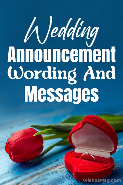 Wedding Announcement Wording Marriage Announcement Wording, Surprise Wedding Announcement, Marriage Announcement Quotes, Marriage Announcement Ideas, Wedding Announcement Captions, Wedding Announcement Ideas, Post Wedding Announcements, Proposal Announcement, Wedding Announcements Wording