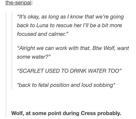 Scarlett And Wolf Lunar Chronicles, Scarlett And Wolf, Lunar Chronicles Winter, Marissa Meyer Books, The Lunar Chronicles, Marissa Meyer, Potter Art, Brodie Sangster, Adorable Puppy