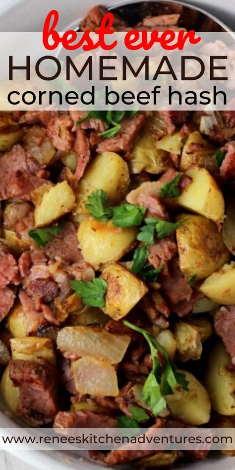 Cornbeef Hash, Pastrami Recipes, Best Corned Beef, Beef Hash Recipe, Corned Beef Hash Recipe, Homemade Corned Beef, Corn Beef, Best Beef Recipes, Over Easy Eggs