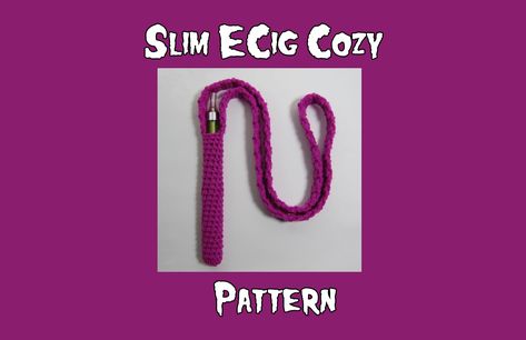 Slim Crochet Ecig cozy Pattern - Crochet Pattern Vape Coz https://etsy.me/3sAWJdw #crochet #vape #cigarettecases #handmade #lanyard #ecigcozy #vapepouch #etsy Pom Pom Flowers, Cozy Pattern, Pen Pattern, Yarn Flowers, Crochet Faces, Red Rose Flower, Super Saver, Magic Circle, Half Double Crochet