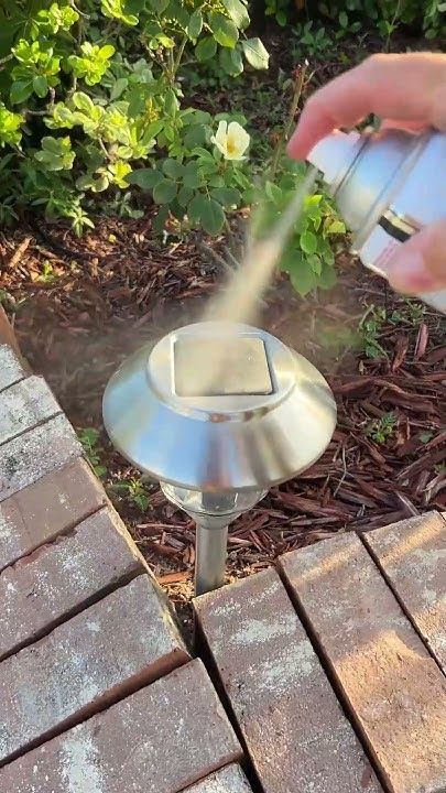 My neighbor laughed at me when I said I could remove the haze in 1 second! #diyhome #diy #diyhacks How To Restore Solar Lights, Diy Solar Lights Ideas, Solar Lights Ideas, Garden Simple, Outdoor Hacks, Landscaping Rock, Solar Yard Lights, Solar Lights Diy, Solar Light Crafts