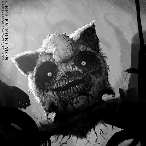 This Artist Reimagined 20+ Pokémon Characters As Monsters, And They’re Terrifying Scary Pokemon, Creepy Pokemon, Art Sinistre, Dark Pokémon, Creepy Drawings, Drawing Eyes, Spooky Scary, Creepy Art, Cool Pokemon