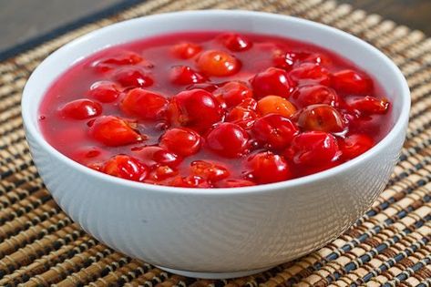 Sour Cherry Compote Cherry Compote Recipe, Relish Sauce, Funky Fruit, Closet Cooking, Cherry Compote, Compote Recipe, Cherry Sauce, Spread Recipes, Sour Cherry