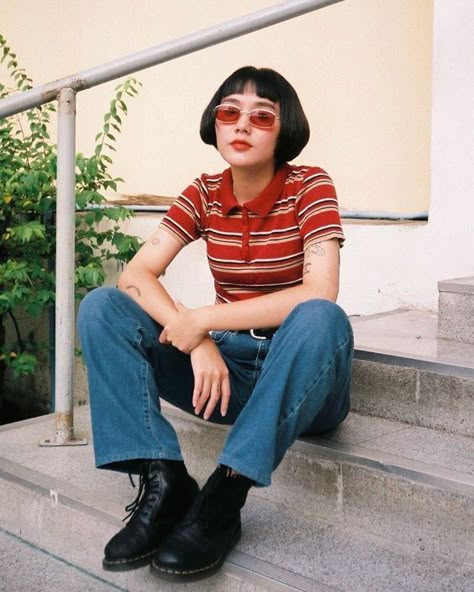 1990 Style, 일본 패션, Outfit 90s, 90s Outfit, 90s Fashion Outfits, Mode Inspiration, Looks Vintage, Retro Outfits, Outfits Casuales