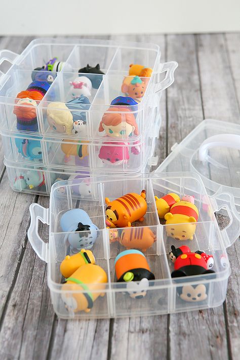 Craft Store Tsum Tsum Case | Organize and store all your adorable tsum tsums in one place. Tsum Tsum Party, Tiny Toys, Your Adorable, The Struggle Is Real, Ways To Organize, Disney Tsum Tsum, Family Project, Disney Tips, Struggle Is Real