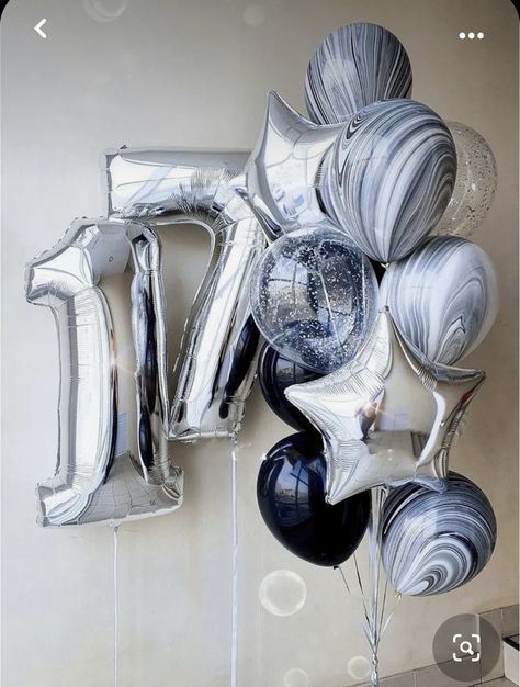 17 Ballon Number, 17 Balloons Number, Hello 17 Birthday, 17 Doğum Günü, 17th Birthday Party Ideas, 17. Geburtstag, 18th Birthday Party Themes, Seventeenth Birthday, Birthday 17