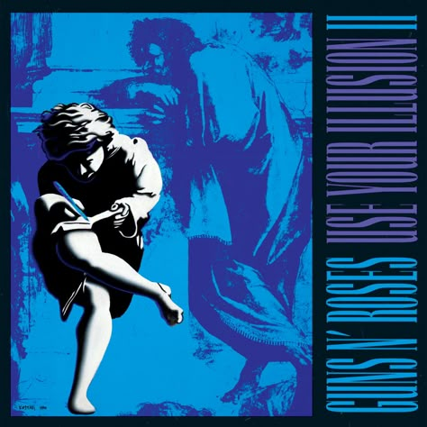 Guns N' Roses - Use Your Illusion II Use Your Illusion Ii, Use Your Illusion I, Rock Album Cover, Rock Album Covers, Music Album Covers, Rock Posters, Best Albums, Music Album, Digital Music