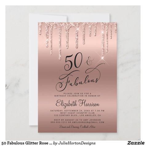 Rose Gold Background, 75th Birthday Parties, 60th Birthday Party Invitations, Rose Gold Backgrounds, 70th Birthday Invitations, 50th Birthday Party Invitations, Birthday Roses, 60th Birthday Invitations, Glitter Invitations