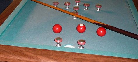 Bumper Pool Rules: An Overview Red Felt Pool Table, Badement Pool Table, Volleyball Rules, Red Pool Table, Bumper Pool Table, Billiards Pool Ball Order, Bumper Pool, Billiards Game, Pool Rules