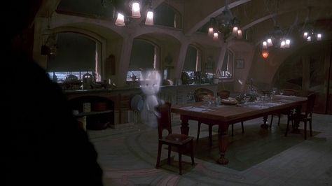 The kitchen. Casper House, Casper Movie, Whipstaff Manor, Casper 1995, Pantry Dining Room, Manor Interior, Can I Keep You, Practical Magic House, Movie Houses