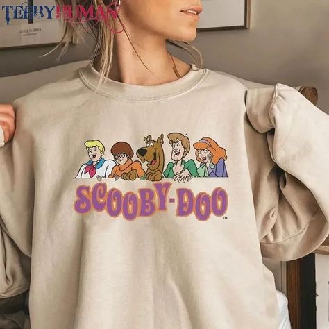 Scooby Doo Print, Scooby Doo Shirt Vintage, Scooby Doo Hoodie, Scooby Doo Embroidery, Scooby Doo Sweatshirt, Scooby Doo Clothes, Scooby Doo T Shirt, Scooby Doo Shirt, Hoody Outfits