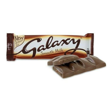 Galaxy is a chocolate bar, made and marketed by Mars, Incorporated, and first manufactured in the United Kingdom in the 1960s. Lots Of Chocolates Images, Chocolate History, Chocolate Galaxy, Chocolate Candy Brands, Galaxy Chocolate Bar, History Of Chocolate, Galaxy Chocolate, Milk Chocolate Bar, Chocolate Roll