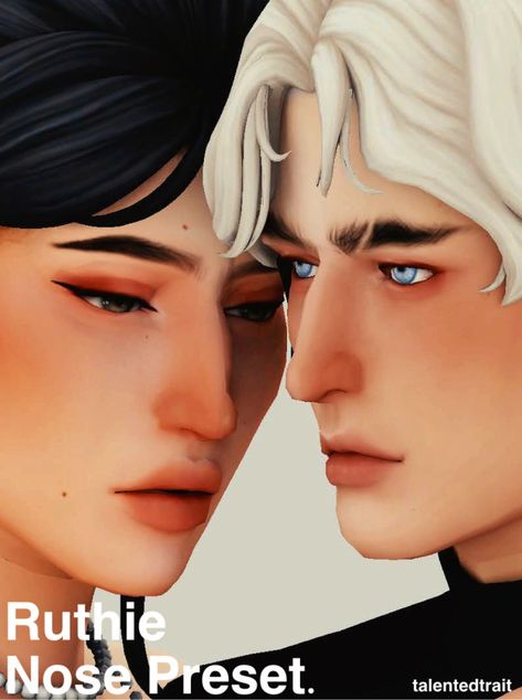 talentedtrait on Tumblr Sims Cc Genetics, Sims 4 Nose Mask, Sims4 Presets, Ts4 Presets, Free Sims 4, The Sims 4 Packs, Skin Details, Sims 4 Mm Cc, Sims 4 Cc Skin