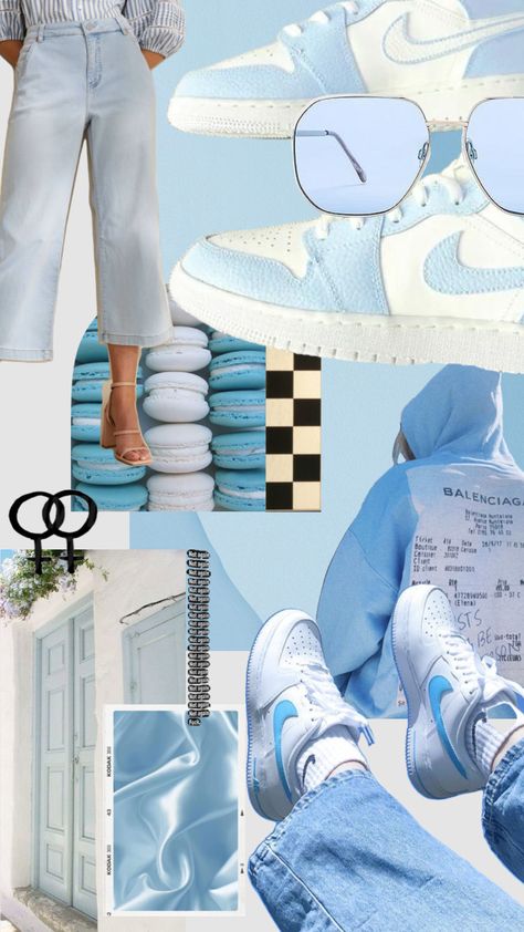 #myfirstshuffle #blue #inspo #nike #moodboard #outfit Shuffles By Pinterest, Fashion Mood Board, Blue Sweatshirt, Nike Hoodie, Nike Pros, Nike Running, Nike Sb, Nike Air Jordan, Mood Boards