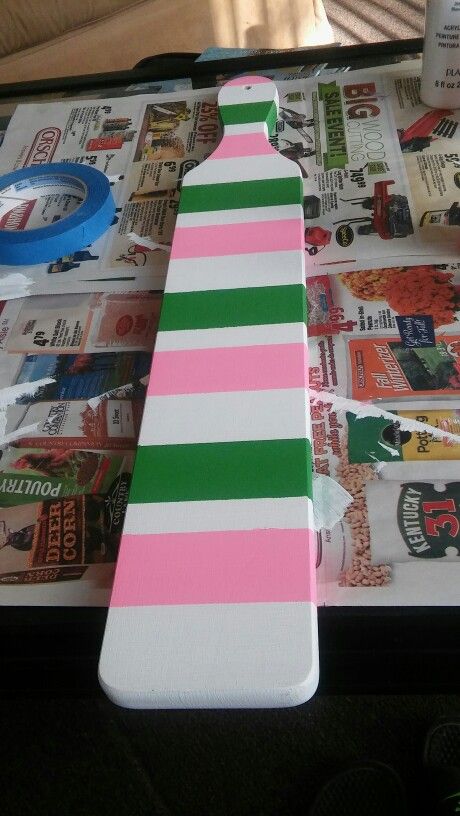 In Progress: Alpha Kappa Alpha Paddle (2015) Alpha Kappa Alpha Paddles, Alpha Kappa Alpha Crafts, Alpha Kappa Alpha Founders, Alpha Kappa Alpha Gifts, Alpha Kappa Alpha Paraphernalia, Sorority Pictures, Alpha Kappa Alpha Sorority Paraphernalia, Aka Sorority Gifts, Greek Crafts