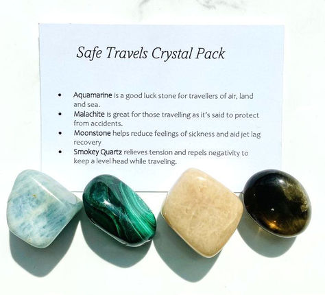 Crystals For Ancestors, Safe Travels Crystal, Travel Crystals Safe, Travel Protection Crystals, Crystals For Safe Travel, Crystals For Bathroom, Crystals For Travel Protection, Mollycore Aesthetic, Bracelet Themes