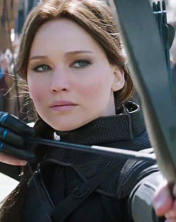 The Hunger Games: Mockingjay – Part 2 Trailer Will Give You Chills - Us Weekly Mockingjay Part 2, Katniss Everdeen, Mockingjay, Hunger Games, Trailer, A Woman, Makeup, Make Up