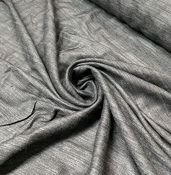 100% Raw Silk noil Matka Fabric, Beautiful Grey Color noil Silk. Sold by The Yard Silk Noil, Wine Color, Wine Colored, Luxury Store, Raw Silk, Grey Color, Sewing Fabric, Fabric Color, Home Art