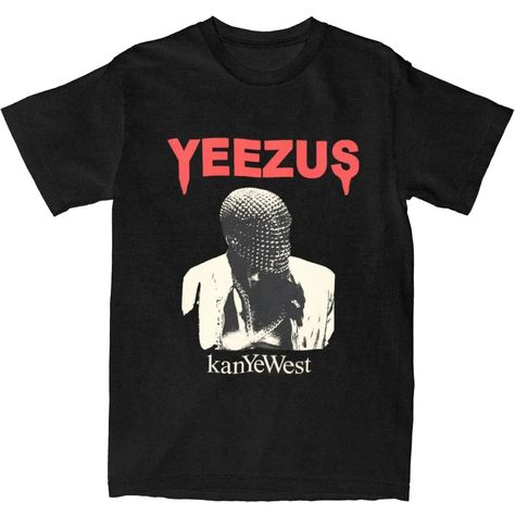 Smarter Shopping, Better Living!  Aliexpress.com Kanye West Yeezus, Kim Kardashian Style, T Shirts Men, Rap Tee, Shirt Printing, Kardashian Style, Hip Hop Rap, Tee Shirt Print, Kanye West