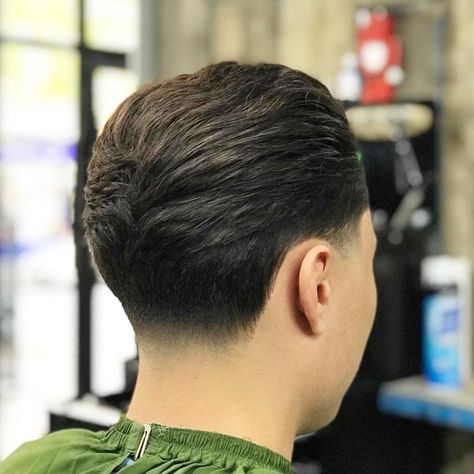 Ducktail Haircut, Taper Fade Long Hair, Crew Cut Haircut, Men Models, Trending Photography, Low Taper, Middle Hair, Hair Style On Saree, Low Fade Haircut