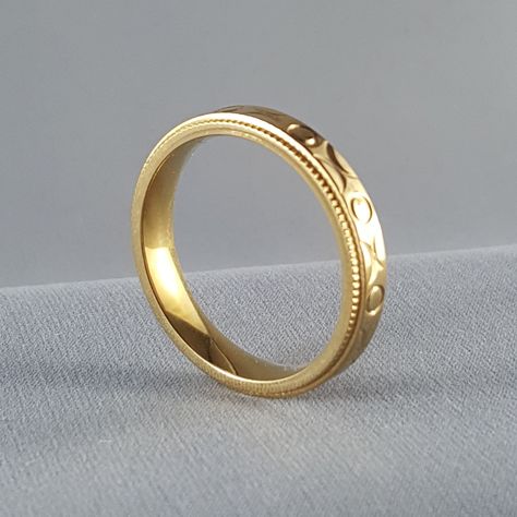 4mm Gold Stainless Steel Ring Band, Couples Wedding Ring Band, Comfort Fit, Gold Promise Ring, Thumb Ring Band, Mom Girlfriend Gift for Her https://www.etsy.com/listing/695059428/4mm-gold-stainless-steel-ring-band?utm_source=crowdfire&utm_medium=api&utm_campaign=api #jewelry #stainlesssteel #hypoallergenic #necklaces #rings #bracelets #gemstonejewelry #crystals #earrings #handmade #giftideas #birthday #anniversary #weddingbands #engagementrings #brooches #keyrings #cufflinks #giftsforfriends #fr Gold Metal Engraved Ring For Gift, Gold Brass Engraved Ring For Gift, Gold Stainless Steel Engraved Ring As Gift, Personalized Gold Stainless Steel Rings, Valentine's Day Engraved Yellow Gold Ring, Hypoallergenic Necklaces, Band Couples, Black Band Ring, Mens Wedding Rings Gold