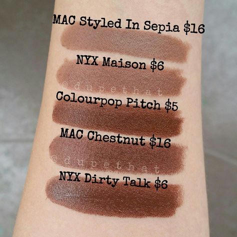 Mac Chestnut Liner, Mac Chestnut Lip Liner, Best Smudge Proof Mascara, Perfect Makeup Tutorial, Mac Lip Liner, Smudge Proof Mascara, Mac Lips, Mac Makeup, Body Makeup