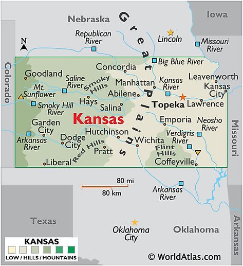 Newton Kansas, America Outline, Kansas Map, Manhattan Kansas, State Of Kansas, Junction City, Physical Map, North America Map, Missouri River