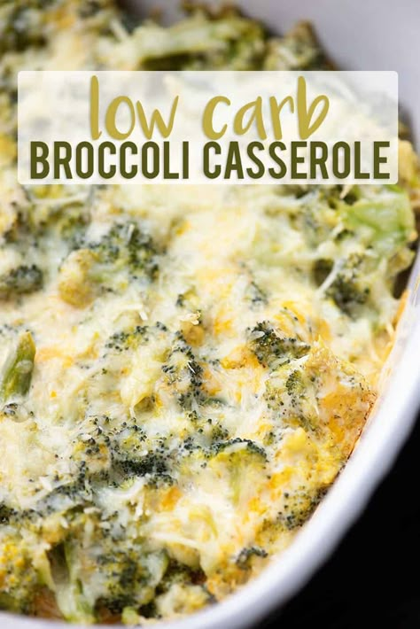 Low Carb Broccoli Casserole, Easy Broccoli Casserole, Low Carb Broccoli, Broccoli Recipes Casserole, Broccoli Cheese Casserole, Keto Casserole, Low Carb Casseroles, Salad Pasta, Low Carb Diets